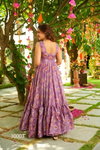Lucaya Vol 24 By Lucaya Heavy Air Tex Chinon Printed Gown Exporters In India
